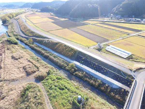 令和3-4年度　後川田野川堤防漏水災害復旧（その1）工事